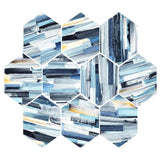 Max 10xHexagonal Wall Floor Sticker Kitchen Bathroom Home Decor Non-Slip Style-7 - Aladdin Shoppers