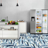 Max 10xHexagonal Wall Floor Sticker Kitchen Bathroom Home Decor Non-Slip Style-7 - Aladdin Shoppers