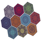 Max 10xHexagonal Wall Floor Sticker Kitchen Bathroom Home Decor Non-Slip Style-8 - Aladdin Shoppers