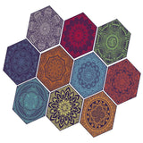 Max 10xHexagonal Wall Floor Sticker Kitchen Bathroom Home Decor Non-Slip Style-8 - Aladdin Shoppers