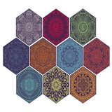 Max 10xHexagonal Wall Floor Sticker Kitchen Bathroom Home Decor Non-Slip Style-8 - Aladdin Shoppers