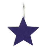 Max 12pcs Resin Star Shape Shower Curtain Hook Drapery Sliding Hangers Purple - Aladdin Shoppers
