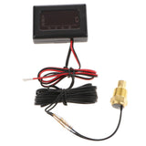 Max 12V-24V Car LCD Digital Water Temp Temperature Gauge Meter with Sensor 17mm - Aladdin Shoppers