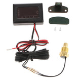 Max 12V-24V Car LCD Digital Water Temp Temperature Gauge Meter with Sensor 17mm - Aladdin Shoppers