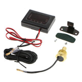 Max 12V-24V Car LCD Digital Water Temp Temperature Gauge Meter with Sensor 21mm - Aladdin Shoppers