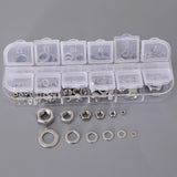 Max 137PCS M2-M8 304 Washer And Hex Nuts Set Kit Flat Washer Nuts Assortment - Aladdin Shoppers