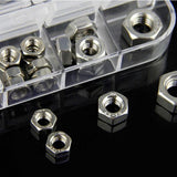 Max 137PCS M2-M8 304 Washer And Hex Nuts Set Kit Flat Washer Nuts Assortment - Aladdin Shoppers
