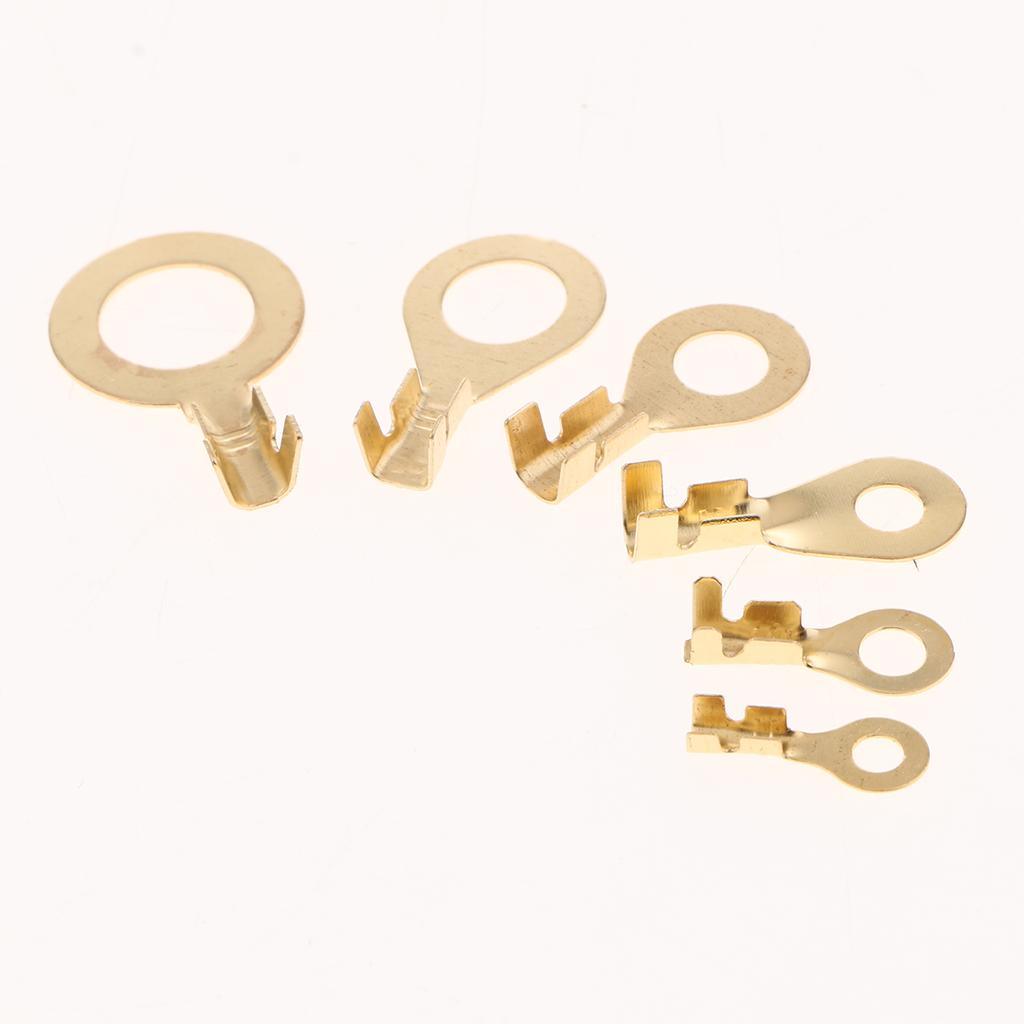 Max 150pcs Insulated Ring Cable Lugs Assorted Ring Eyes Assortment Kit - Aladdin Shoppers