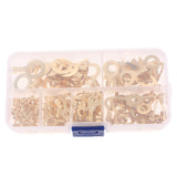 Max 150pcs Insulated Ring Cable Lugs Assorted Ring Eyes Assortment Kit - Aladdin Shoppers