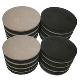 Max 16 Pieces Heavy Duty Reusable Furniture Sliders Felt Moving Pads Dia. 84mm - Aladdin Shoppers