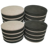 Max 16 Pieces Heavy Duty Reusable Furniture Sliders Felt Moving Pads Dia. 84mm - Aladdin Shoppers