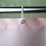 Max 180x180cm Diamond Pattern Shower Curtains Waterproof for Bathroom Pink - Aladdin Shoppers