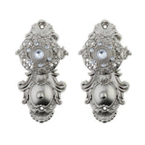 Max 1Pair Curtain Holdbacks Metal Drapery Tieback Tassel Wall Hook Silver - Aladdin Shoppers