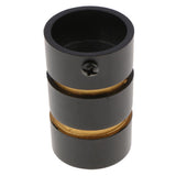 Max 1Pcs Curtain Rod Head/Ends/Drapery Pole Finals Dia 28mm Black Cylinder - Aladdin Shoppers