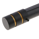 Max 1Pcs Curtain Rod Head/Ends/Drapery Pole Finals Dia 28mm Black Cylinder - Aladdin Shoppers