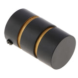 Max 1Pcs Curtain Rod Head/Ends/Drapery Pole Finals Dia 28mm Black Cylinder - Aladdin Shoppers