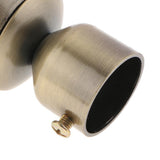 Max 1Pcs Curtain Rod Head/Ends/Drapery Pole Finals Dia 28mm Bronze Ball - Aladdin Shoppers