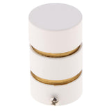 Max 1Pcs Curtain Rod Head/Ends/Drapery Pole Finals Dia 28mm White Cylinder - Aladdin Shoppers