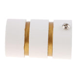 Max 1Pcs Curtain Rod Head/Ends/Drapery Pole Finals Dia 28mm White Cylinder - Aladdin Shoppers