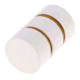 Max 1Pcs Curtain Rod Head/Ends/Drapery Pole Finals Dia 28mm White Cylinder - Aladdin Shoppers