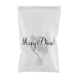 Max 1Pcs Curtain Rod Head/Ends/Drapery Pole Finals Dia 28mm White Tail - Aladdin Shoppers
