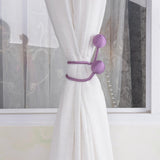 Max 1Pcs Curtain Tiebacks/Clips Creative Drapery Holdback Buckles Purple - Aladdin Shoppers