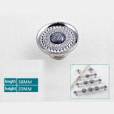 Max 1Pcs European Cabinet Pull Handle Round Knob Wardrobe Drawer Hardware Silver L - Aladdin Shoppers