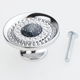 Max 1Pcs European Cabinet Pull Handle Round Knob Wardrobe Drawer Hardware Silver L - Aladdin Shoppers