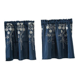 Max 1Pcs Window Voile Sheer Curtain Valance Tiers 74x61cm_B - Aladdin Shoppers