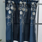 Max 1Pcs Window Voile Sheer Curtain Valance Tiers 74x61cm_B - Aladdin Shoppers