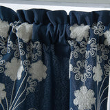 Max 1Pcs Window Voile Sheer Curtain Valance Tiers 74x61cm_B - Aladdin Shoppers
