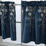 Max 1Pcs Window Voile Sheer Curtain Valance Tiers 74x61cm_B - Aladdin Shoppers