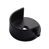 Max 1Piece Curtain Clothes Rail Decorative Pole/Rod Finials Ends Heads Black - Aladdin Shoppers