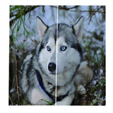 Max 2 Panel Set Digital Printing Curtains 3D Animals Wolf-85x200cm - Aladdin Shoppers