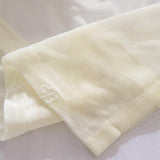 Max 2 Panels Embroidered Lace Window Voile Sheer Curtain Tiers 74*61cm Creamy - Aladdin Shoppers