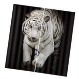 Max 2 Panels Set Teen Animal Decor 3D Print Window Curtain Drapes White Tiger - Aladdin Shoppers