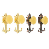 Max 2 Pcs Alloy Curtain Wall Hook Drapery Tieback Decor,2 Colors Optional Bronze - Aladdin Shoppers