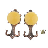 Max 2 Pcs Alloy Curtain Wall Hook Drapery Tieback Decor,2 Colors Optional Bronze - Aladdin Shoppers