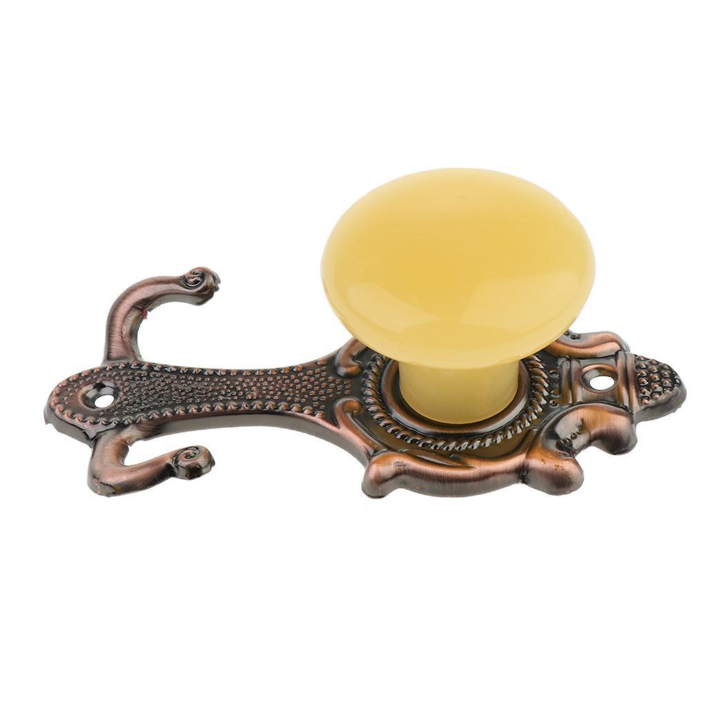 Max 2 Pcs Alloy Curtain Wall Hook Drapery Tieback Decor,2 Colors Optional Bronze - Aladdin Shoppers