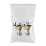 Max 2 Pcs Alloy Curtain Wall Hook Drapery Tieback Decor,2 Colors Optional Bronze - Aladdin Shoppers