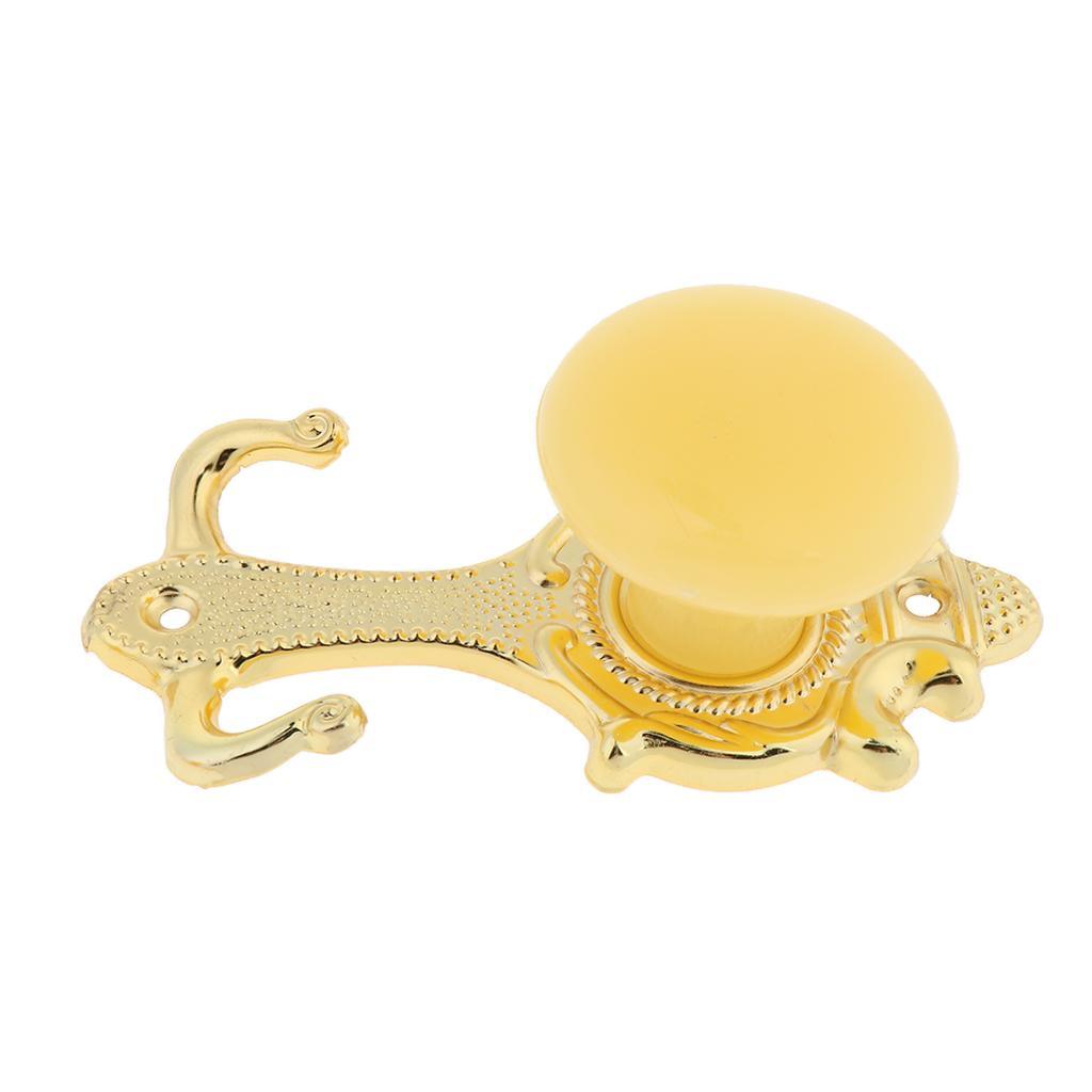 Max 2 Pcs Alloy Curtain Wall Hook Drapery Tieback Decor,2 Colors Optional Golden - Aladdin Shoppers