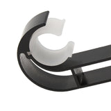 Max 2 Pcs Aluminum Alloy Curtain Rod Holder Wall Bracket Drapery Hardware,Black - Aladdin Shoppers