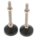 Max 2 Pcs Carbon Steel Adjustable Furniture Leveler Leveling Feet 50-M10x100mm - Aladdin Shoppers