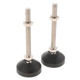 Max 2 Pcs Carbon Steel Adjustable Furniture Leveler Leveling Feet 50-M10x100mm - Aladdin Shoppers