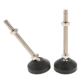 Max 2 Pcs Carbon Steel Adjustable Furniture Leveler Leveling Feet 50-M10x100mm - Aladdin Shoppers