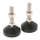 Max 2 Pcs Carbon Steel Adjustable Furniture Leveler Leveling Feet 50-M12x50mm - Aladdin Shoppers