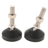 Max 2 Pcs Carbon Steel Adjustable Furniture Leveler Leveling Feet 50-M12x50mm - Aladdin Shoppers