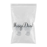 Max 2 Pcs Elegant Solid Color Metal Curtain Rod Finial , Drapery Pole Caps White - Aladdin Shoppers