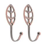 Max 2 Pcs European-style Crystal Alloy Curtain Wall Tieback Hooks Ancient Red - Aladdin Shoppers