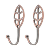 Max 2 Pcs European-style Crystal Alloy Curtain Wall Tieback Hooks Ancient Red - Aladdin Shoppers